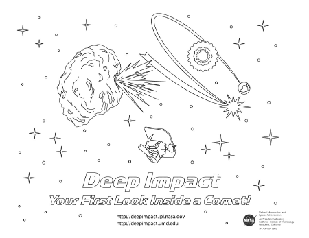 Click here to download Deep Impact Coloring Page