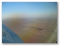 The Mojave Desert, as viewed from the plane during our flight to Goldstone