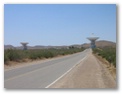DSS-14, the 70-meter dish, alongside the DSS-15 34-meter dish