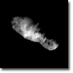DS1's highest-resolution image of Borrelly