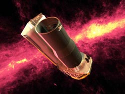 Artist's concept of Spitzer Space Telescope.
